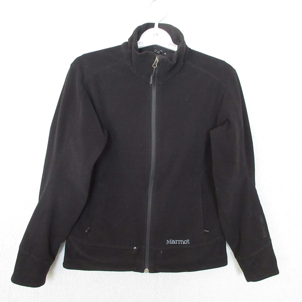 Marmot Fleece Jacket Full Zip Black Men's Medium Outdoor Athleisure